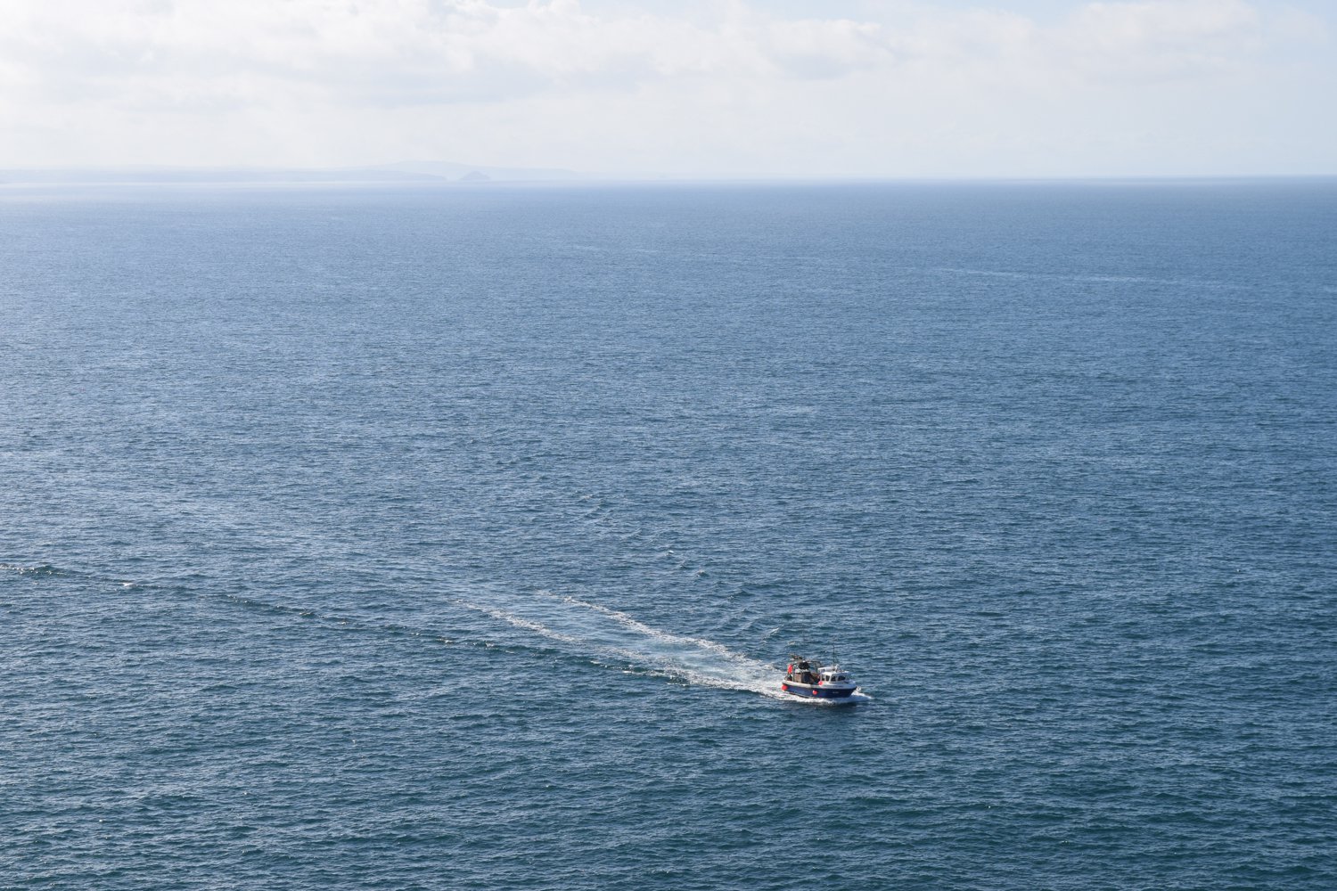 Fishing boat off Cornwall
