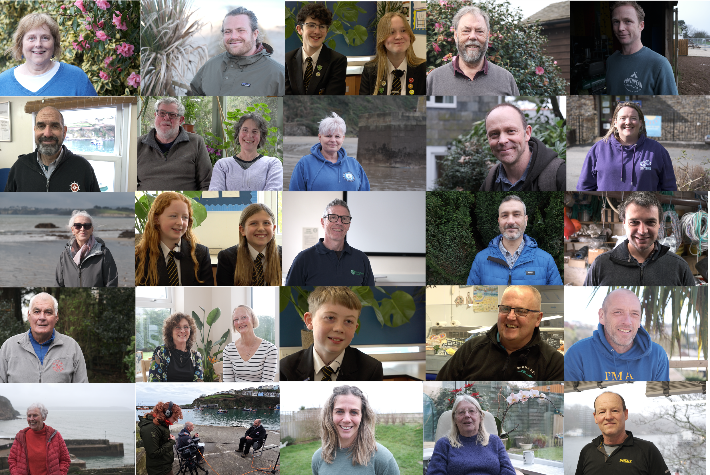 St Austell Bay community members interviewed through Valued Seas