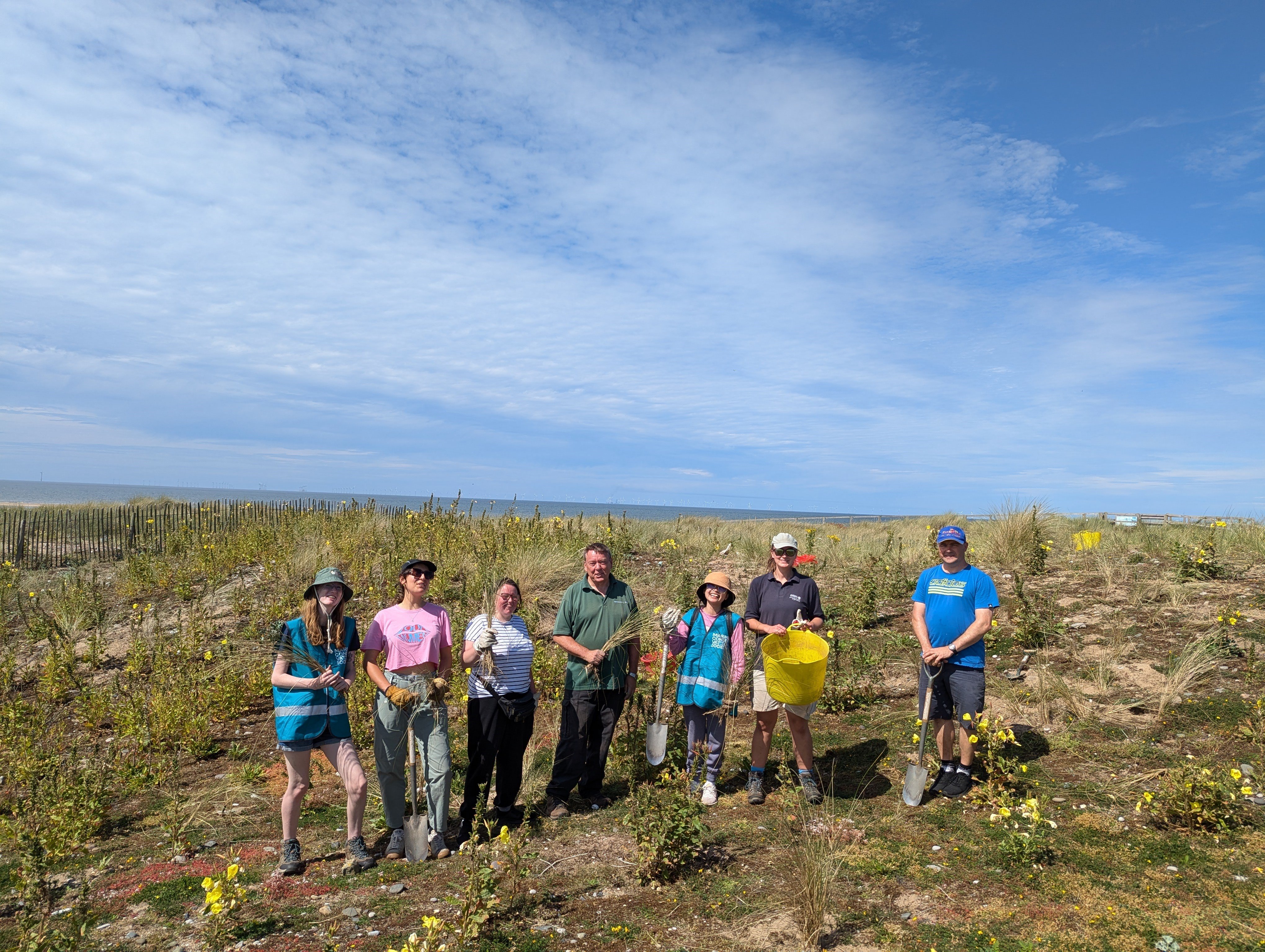 MCS staff and volunteers at Horton’s Nose Nature Reserve.