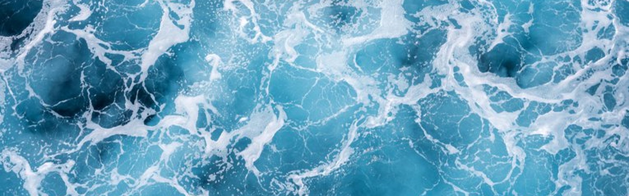 turbulent ocean water