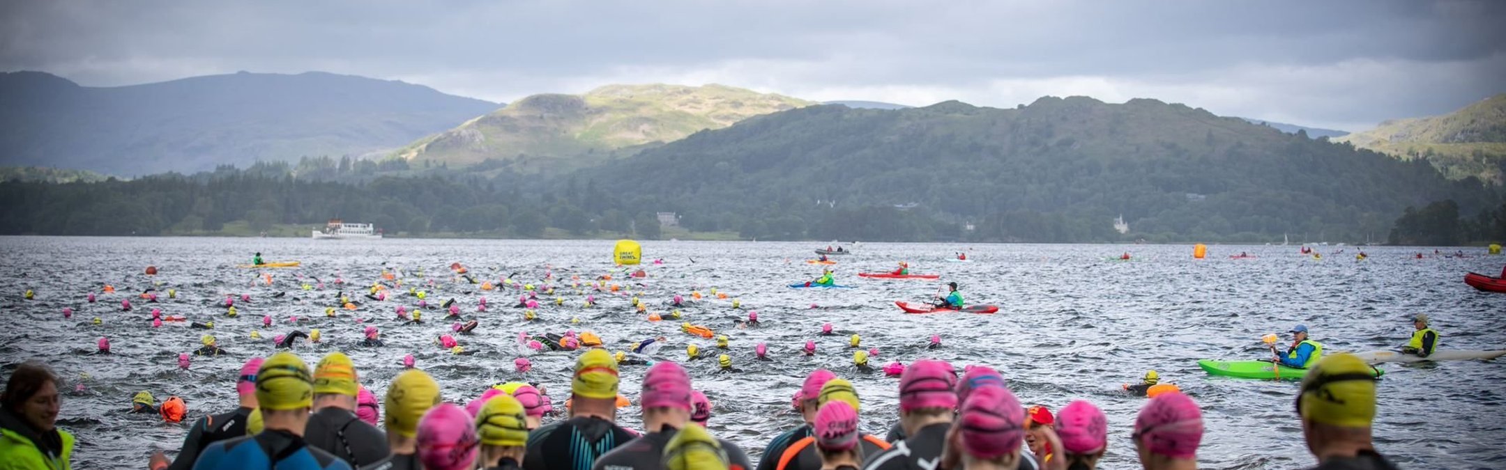 Swimmers at Lake Windemere