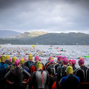 Swimmers at Lake Windemere