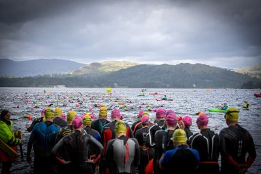 Swimmers at Lake Windemere