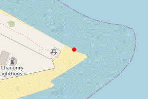 Map showing Chanonry Point