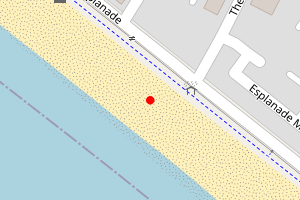 Map showing Hope Gap