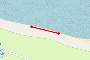 Map showing Coatham sands