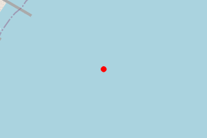 Map showing Selsey East Beach O