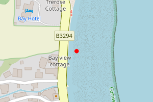 Map showing Coverack