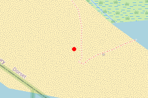 Map showing Chesil Beach
