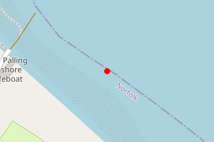 Map showing Sea Palling