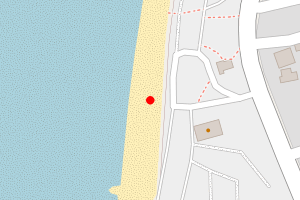 Map showing Widemouth Bay