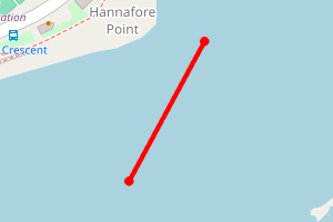 Map showing Hannafore