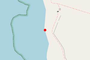 Map showing Porth Ty Mawr