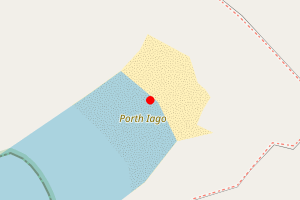 Map showing Porth Iago