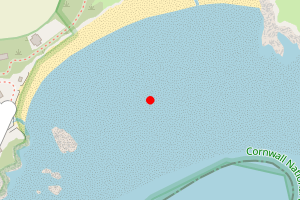 Map showing Kennack Sands