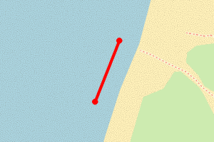 Map showing Formby (Freshfields)