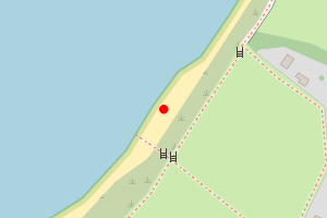 Map showing Thorness Bay