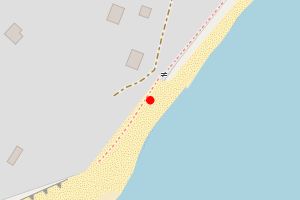 Map showing Cliff End