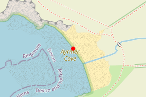 Map showing Aymer