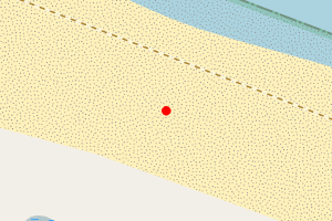 Map showing Cley Beach / Blakeney Point