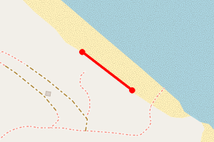 Map showing Reighton Sands