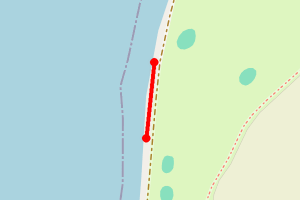 Map showing Girvan Beach