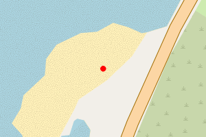 Map showing Palmercove Bay