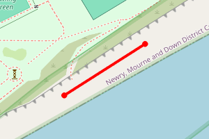 Map showing Kilkeel Harbour 5