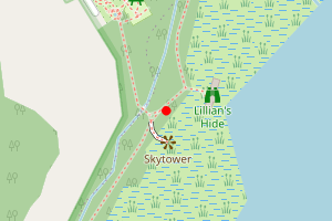 Map showing Leighton Moss (RSPB)