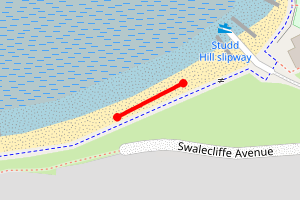 Map showing Hampton
