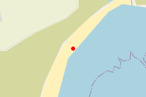 Map showing Braidon Bay