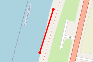 Map showing Ballantrae