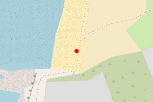 Map showing Down End
