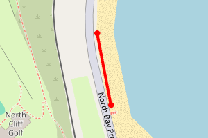Map showing Scarborough North Bay