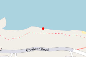 Map showing Aberdeen Harbour (South Shore)