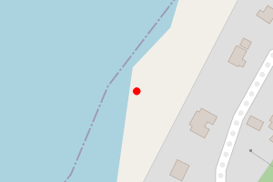 Map showing Finnart Oil Terminal