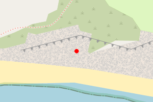 Map showing Osmington Bay