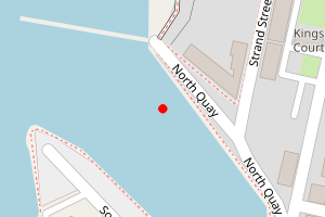 Map showing Maryport North Quay