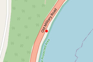 Map showing Loch Shira