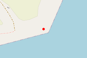 Map showing Nicholson Strand