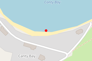 Map showing Canty Bay