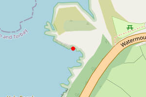 Map showing Hele Bay