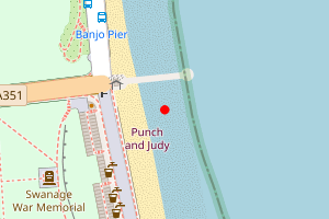 Map showing Freshwater Steps