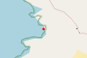 Map showing Dyllborth (Porth Iago)