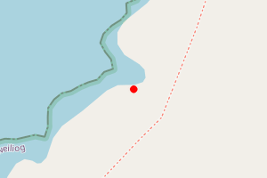 Map showing Porth Cychod