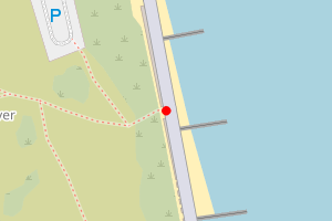 Map showing The Duver