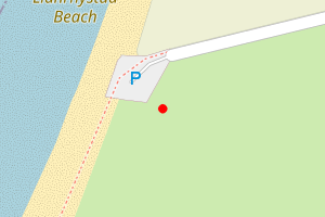 Map showing Llanrhystud