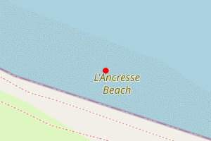 Map showing L'Ancresse