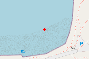 Map showing L'Ancresse (East of end of Mirage c.park)