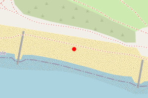 Map showing Hengistbury Head: Big Beach Clean-up